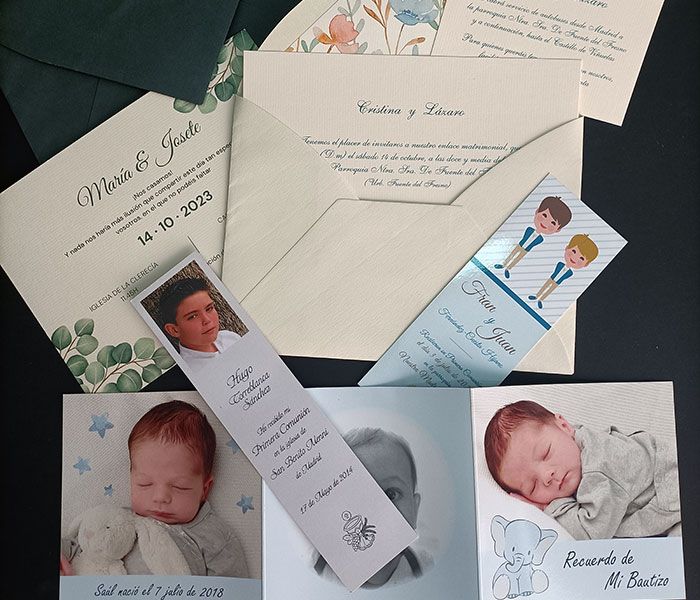 Tarjetas para celebraciones